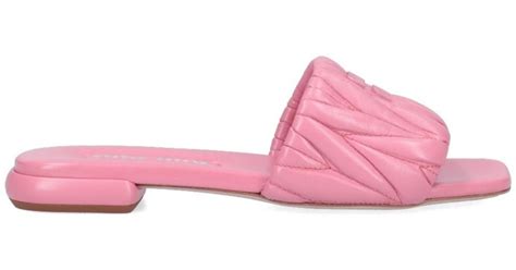 miu miu slides pink|Pink Eva Platform Sandals .